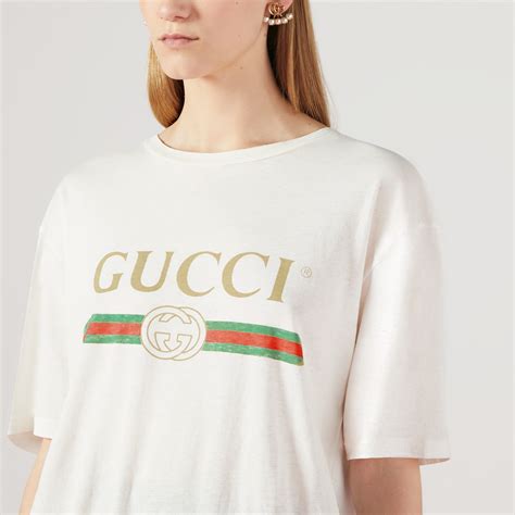 gucci white t shirt|all white gucci t shirt.